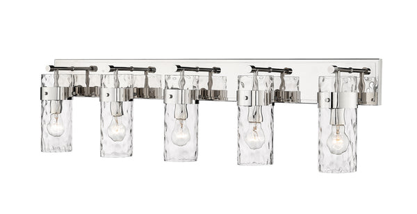 Z-Lite - 3035-5V-PN - Five Light Vanity - Fontaine - Polished Nickel