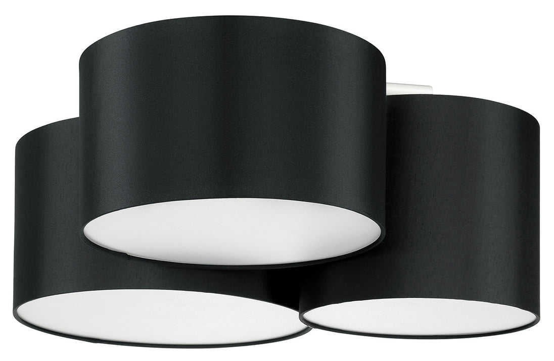Eglo USA - 205186A - Three Light Ceiling Mount - Pastore 2 - Black