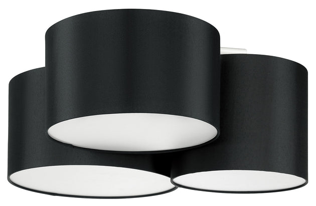 Eglo USA - 205186A - Three Light Ceiling Mount - Pastore 2 - Black