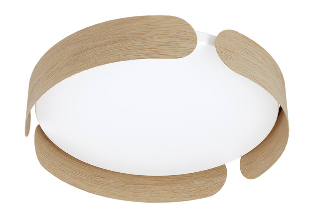Eglo USA - 205421A - LED Ceiling Light - Valcasotto - Wood Color