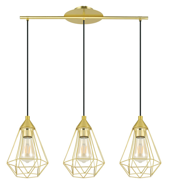 Eglo USA - 43682A - LED Linear Pendant - Tarbes - Brushed Brass