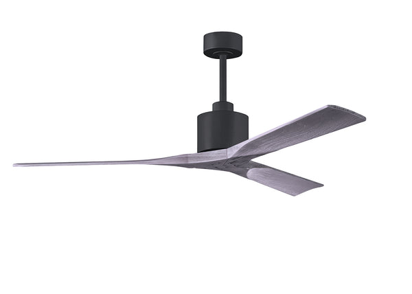 Matthews Fan Company - NK-BK-BW-60 - 60"Ceiling Fan - Nan - Matte Black