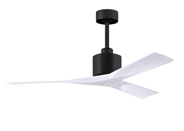 Matthews Fan Company - NK-BK-MWH-52 - 52"Ceiling Fan - Nan - Matte Black