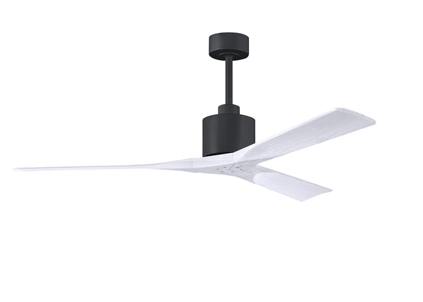 Matthews Fan Company - NK-BK-MWH-60 - 60"Ceiling Fan - Nan - Matte Black