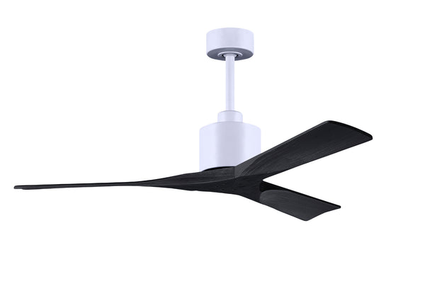 Matthews Fan Company - NK-MWH-BK-52 - 52"Ceiling Fan - Nan - Matte White