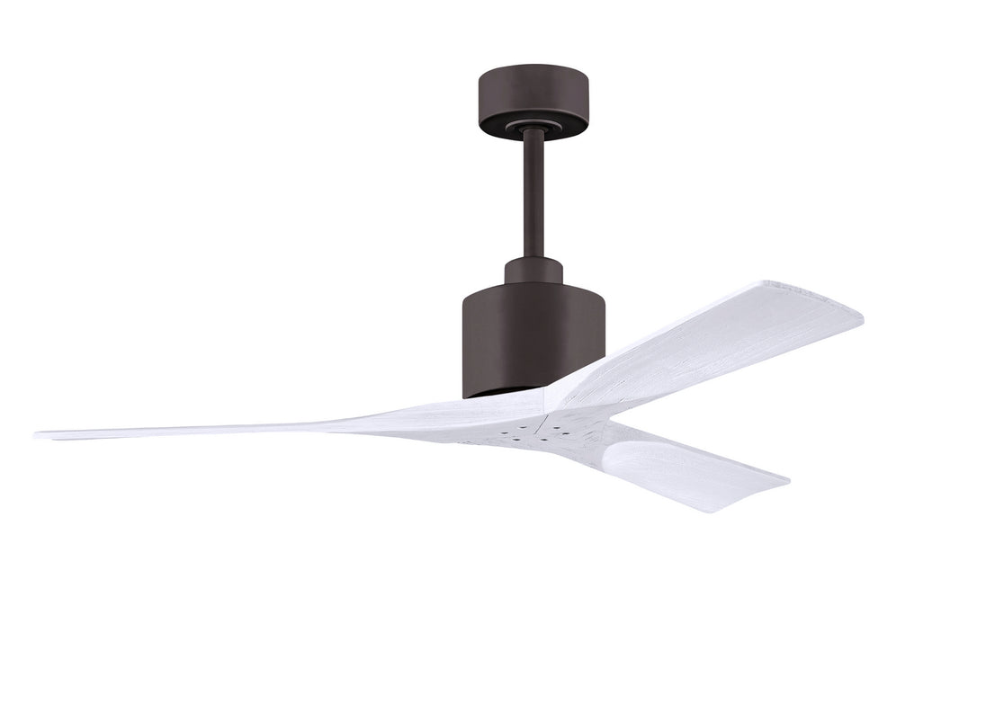 Matthews Fan Company - NK-TB-MWH-52 - 52"Ceiling Fan - Nan - Textured Bronze