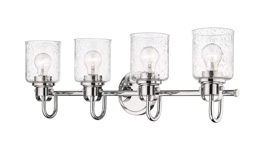 Z-Lite - 340-4V-CH - Four Light Vanity - Kinsley - Chrome