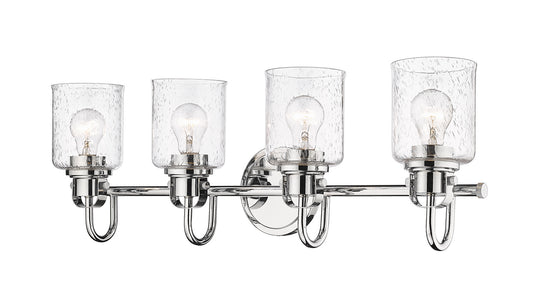 Z-Lite - 340-4V-CH - Four Light Vanity - Kinsley - Chrome