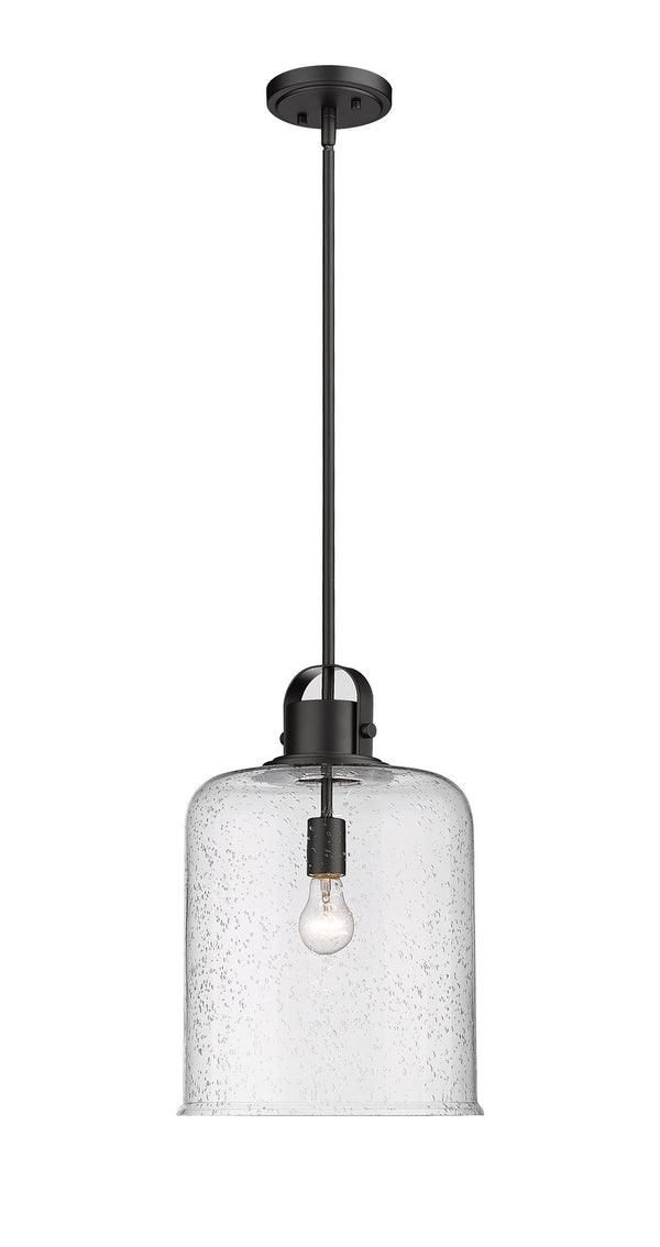 Z-Lite - 340P12-MB - One Light Pendant - Kinsley - Matte Black