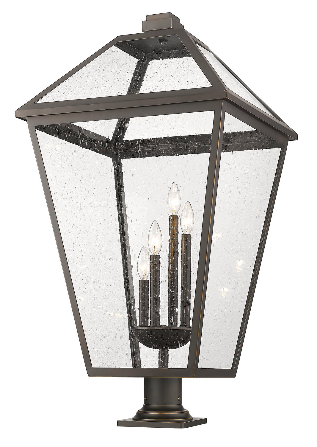 Z-Lite - 579PHXLXR-533PM-ORB - Four Light Outdoor Pier Mount - Talbot - Oil Rubbed Bronze