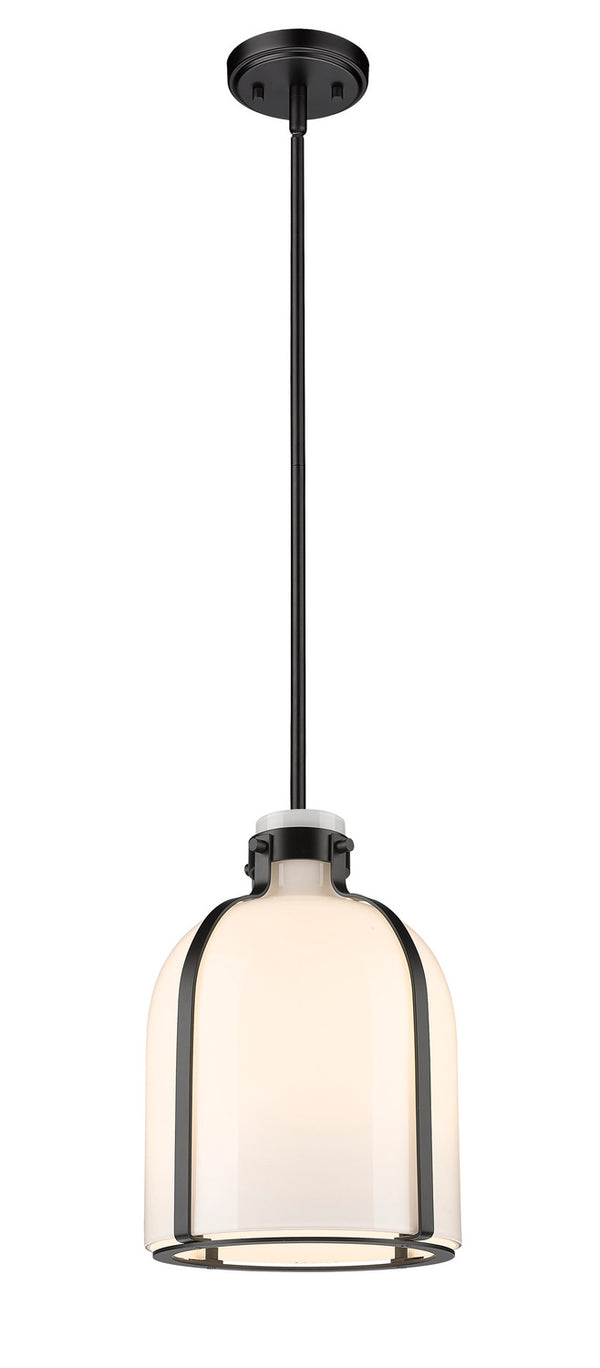 Z-Lite - 818-9MB - One Light Pendant - Pearson - Matte Black