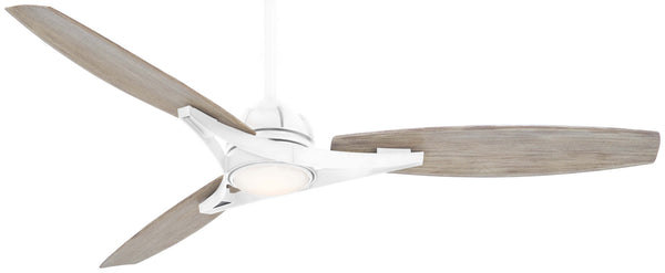 Minka Aire - F742L-WHF - 65"Ceiling Fan - Molino Led - Flat White