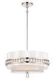 Metropolitan - N7383-613 - Three Light Convertible Semi Flush / Pendant - Sutton - Polished Nickel