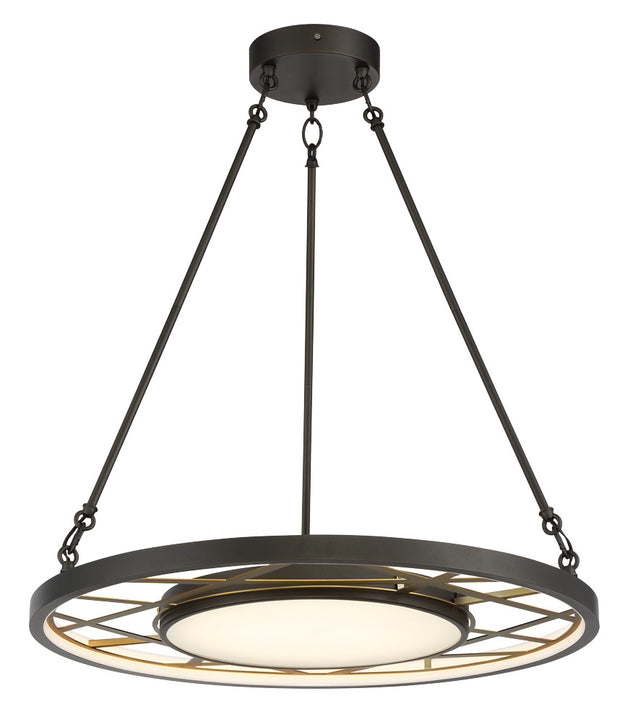 Metropolitan - N7527-716-L - LED Pendant - Tribeca - Smoked Iron And Soft Brass