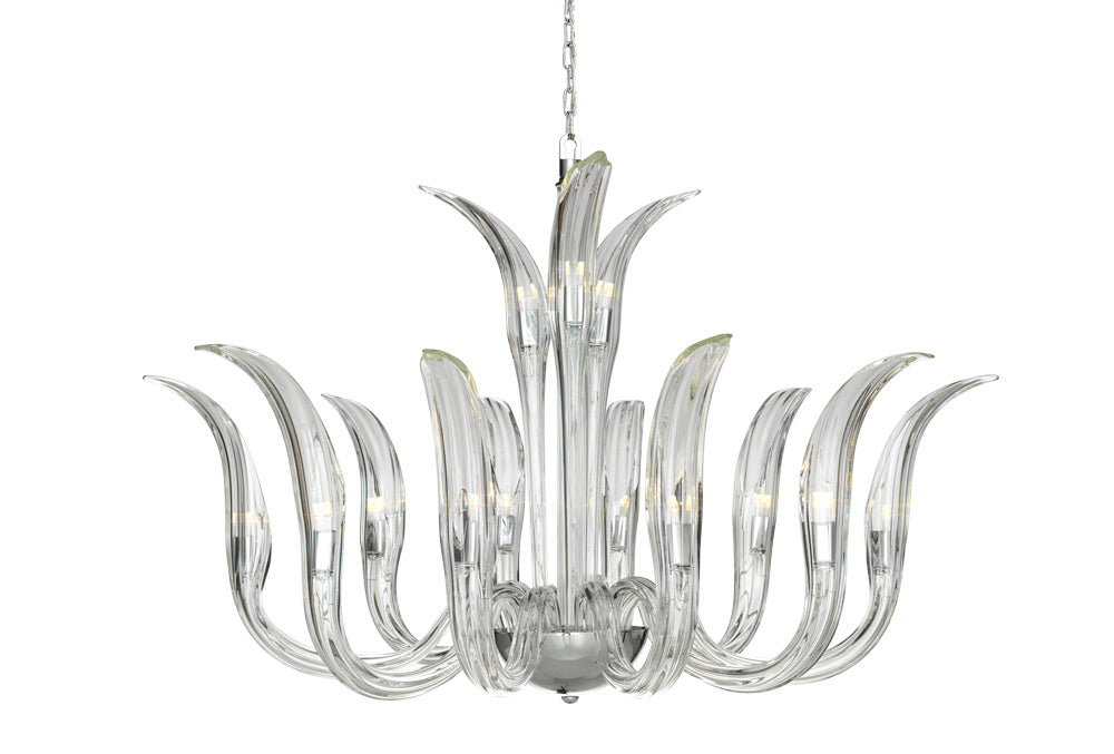 Metropolitan - N9313 - 13 Light Chandelier - Cisne - Polished Nickel