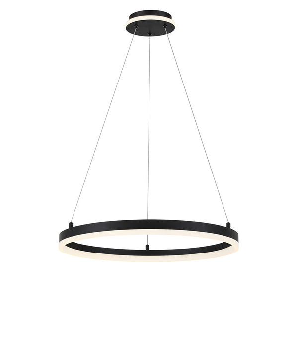 George Kovacs - P1911-66A-L - LED Pendant - Recovery - Matte Black