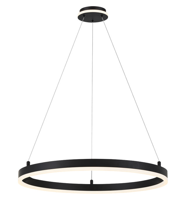 George Kovacs - P1912-66A-L - LED Pendant - Recovery - Matte Black