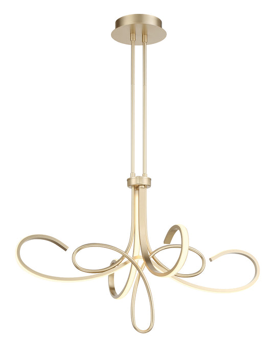 George Kovacs - P5436-697-L - LED Chandelier - Astor - Soft Gold