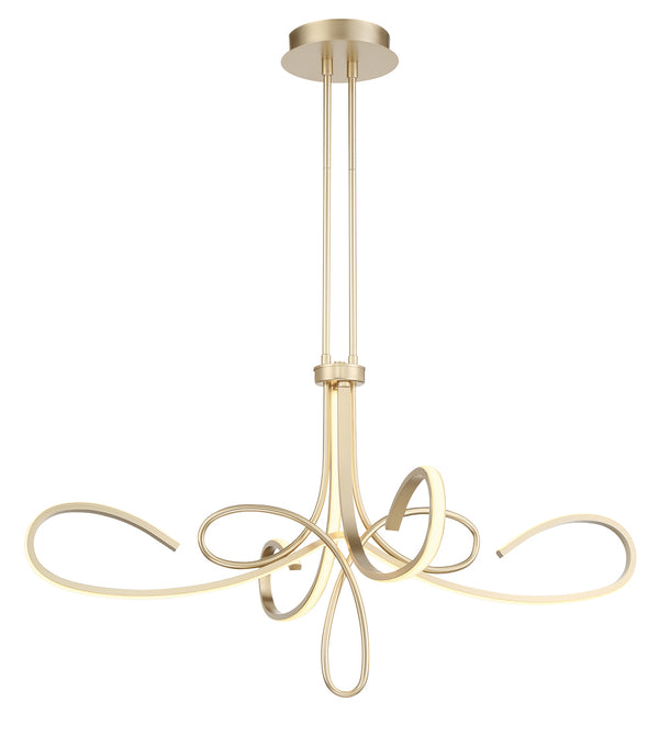 George Kovacs - P5437-697-L - LED Chandelier - Astor - Soft Gold