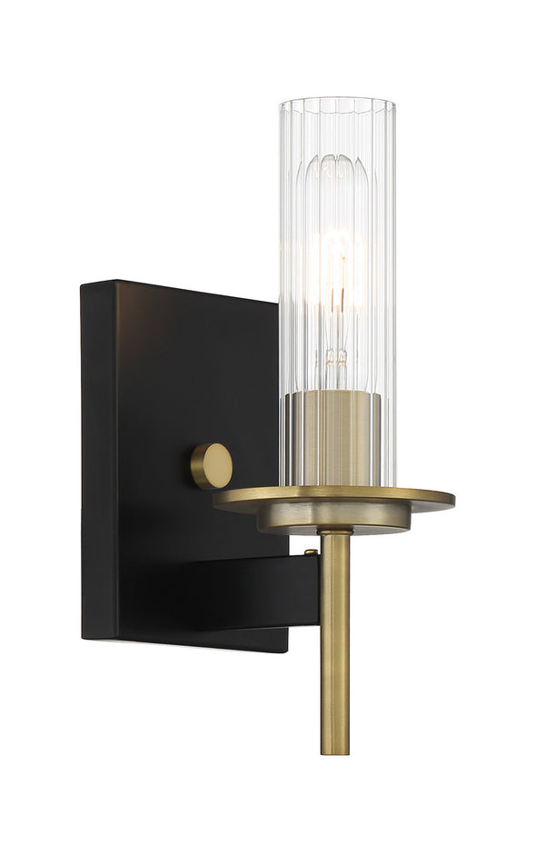 Minka-Lavery - 2541-726 - One Light Bath - Baldwin Park - Coal And Soft Brass