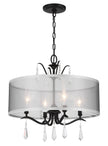 Minka-Lavery - 4443-66A - Four Light Foyer/Semi Flush - Laurel Estate - Coal