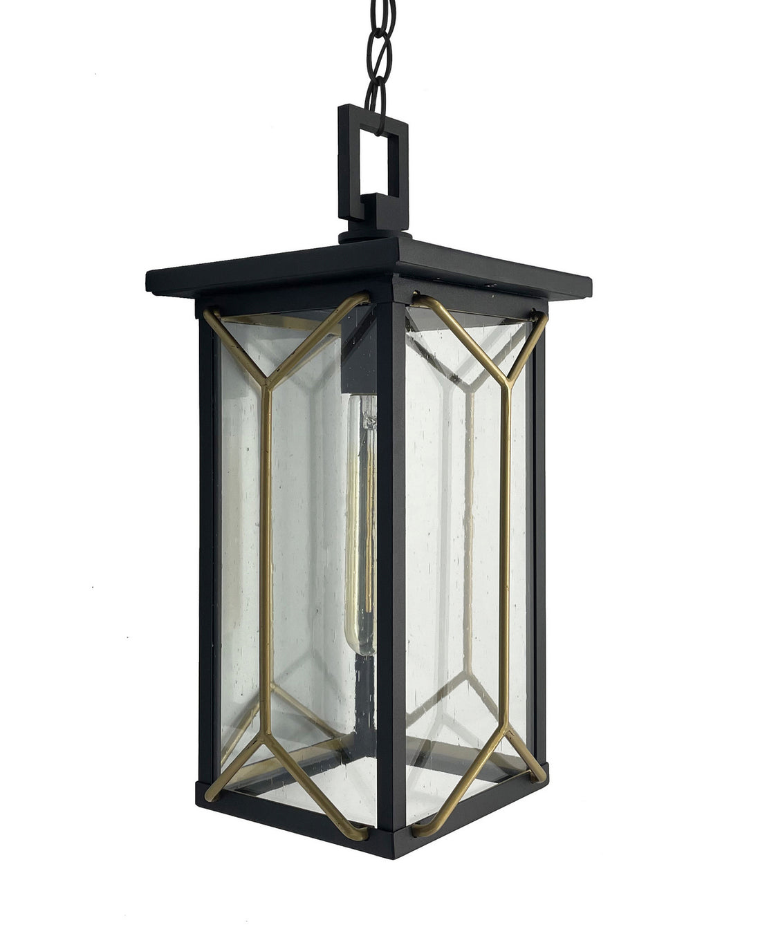 Minka-Lavery - 72804-727 - One Light Chain Hung - Hillside Manor - Sand Coal And Mystic Gold