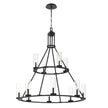 Eurofase - 38221-019 - 12 Light Chandelier - Nerito - Matte Black