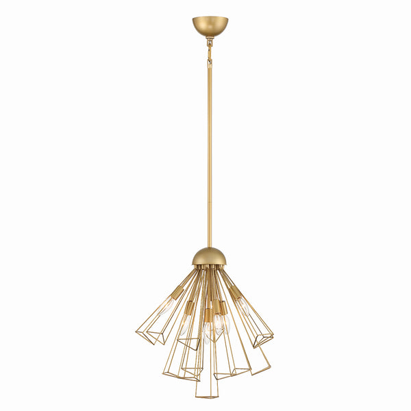 Eurofase - 43862-028 - Seven Light Pendant - Dendelio - Gold