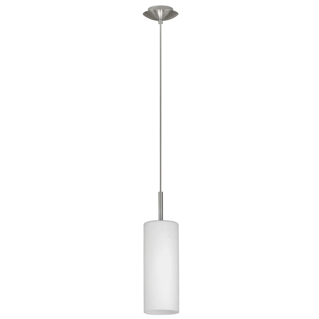 Eglo USA - 20129A - One Light Mini Pendant - Troy 3 - Matte Nickel