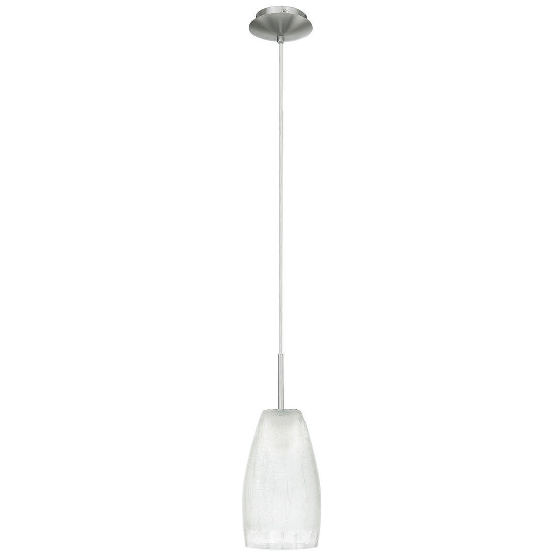 Eglo USA - 20599A - One Light Pendant - Crash - Matte Nickel