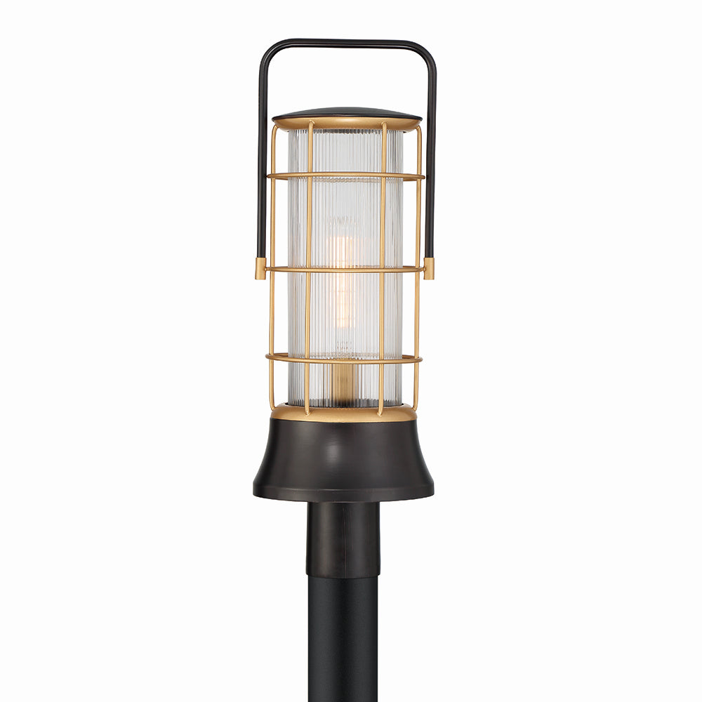 Eurofase - 44265-014 - One Light Lantern - Rivamar - Oil Rubbed Bronze / Gold