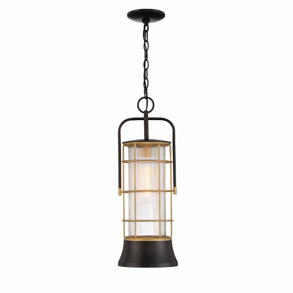 Eurofase - 44266-011 - One Light Pendant - Rivamar - Oil Rubbed Bronze / Gold