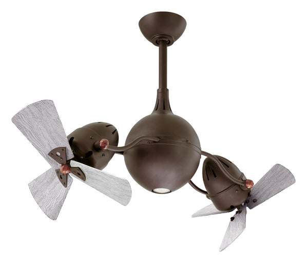 Matthews Fan Company - AQ-TB-WDBW - 38"Ceiling Fan - Acqua - Textured Bronze