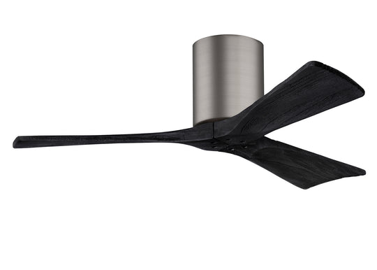 Matthews Fan Company - IR3H-BP-BK-42 - 42"Ceiling Fan - Irene - Brushed Pewter