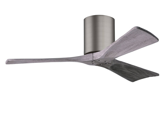 Matthews Fan Company - IR3H-BP-BW-42 - 42"Ceiling Fan - Irene - Brushed Pewter