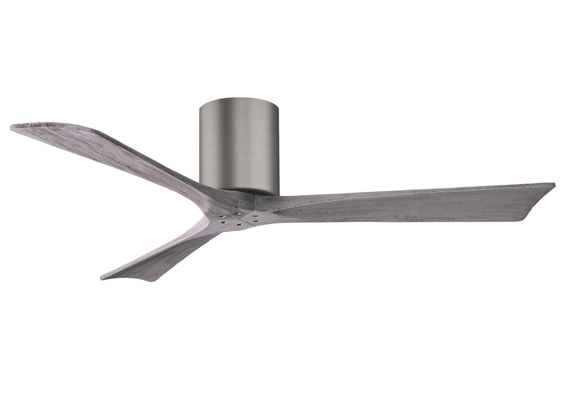 Matthews Fan Company - IR3H-BP-BW-52 - 52"Ceiling Fan - Irene - Brushed Pewter