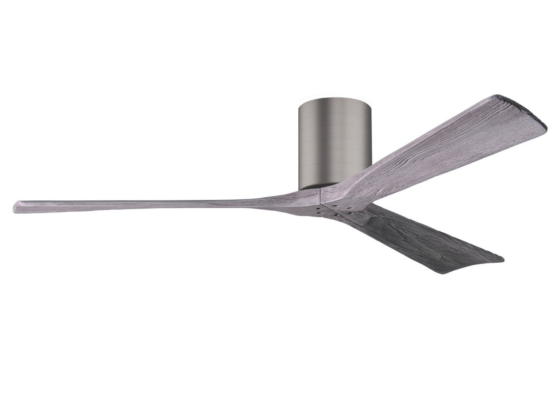 Matthews Fan Company - IR3H-BP-BW-60 - 60"Ceiling Fan - Irene - Brushed Pewter