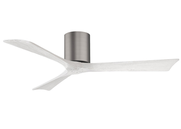 Matthews Fan Company - IR3H-BP-MWH-52 - 52"Ceiling Fan - Irene - Brushed Pewter