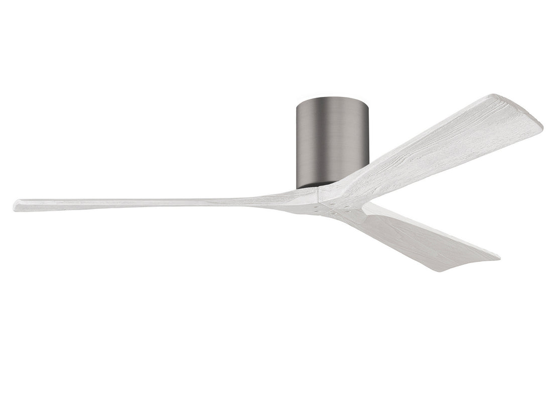 Matthews Fan Company - IR3H-BP-MWH-60 - 60"Ceiling Fan - Irene - Brushed Pewter