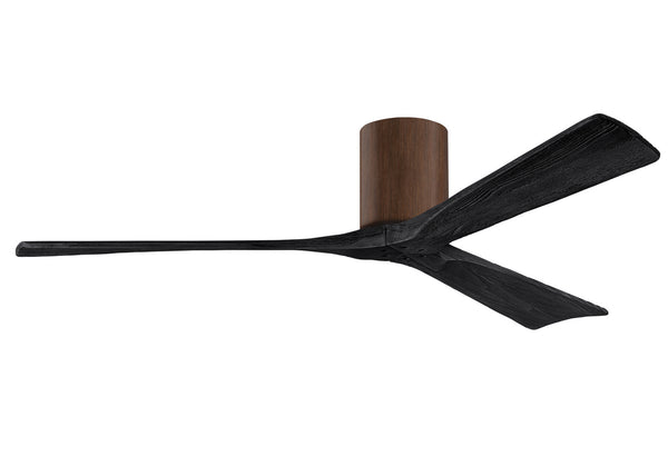 Matthews Fan Company - IR3H-WN-BK-60 - 60"Ceiling Fan - Irene - Walnut