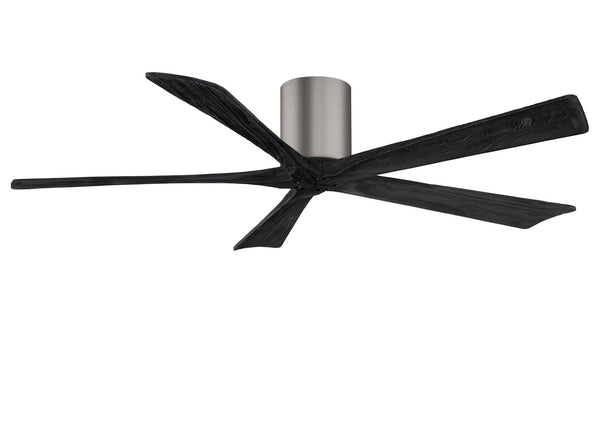 Matthews Fan Company - IR5H-BP-BK-60 - 60"Ceiling Fan - Irene - Brushed Pewter