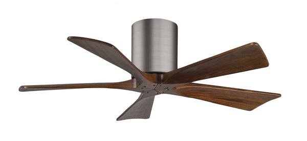 Matthews Fan Company - IR5H-BP-WA-42 - 42"Ceiling Fan - Irene - Brushed Pewter