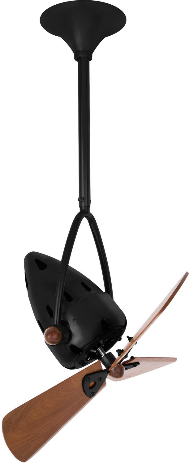 Matthews Fan Company - JD-BK-WD - 16"Ceiling Fan - Jarold Direcional - Matte Black