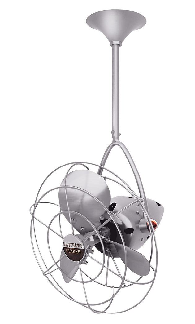 Matthews Fan Company - JD-BN-MTL-DAMP - 16"Ceiling Fan - Jarold Direcional - Brushed Nickel
