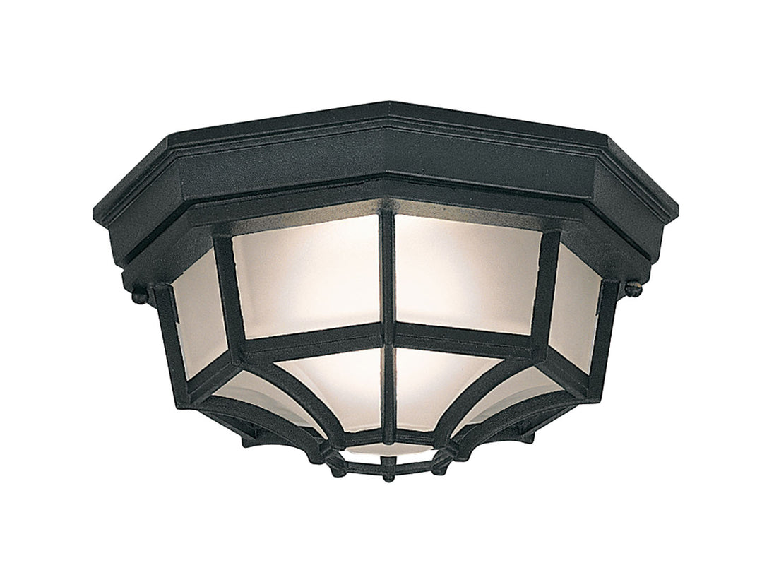 Designers Fountain - 2067-BK - One Light Flushmount - Builder Cast Aluminum - Black