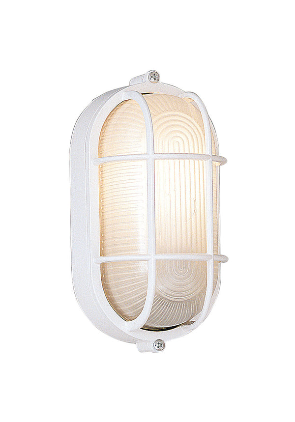 Designers Fountain - 2071-WH - One Light Bulkhead w/Guard - Bulkhead - White