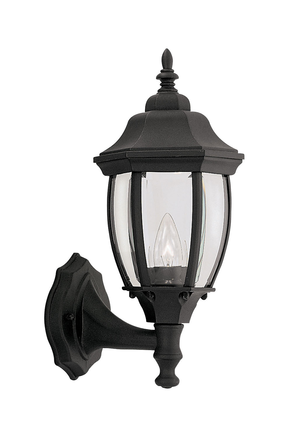 Designers Fountain - 2420-BK - One Light Wall Lantern - Tiverton - Black