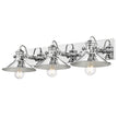 Golden - 3122-BA3 CH-CH - Three Light Bath Vanity - Kleine - Chrome