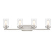 Designers Fountain - 93304-BN - Four Light Vanity - Jedrek - Brushed Nickel