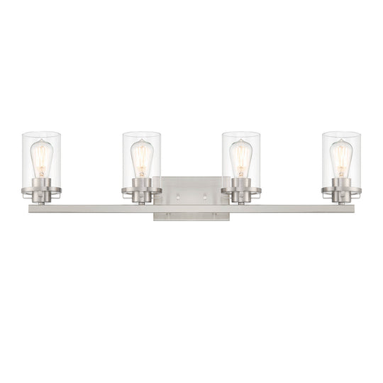 Designers Fountain - 93304-BN - Four Light Vanity - Jedrek - Brushed Nickel